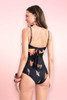 Malta Black Parrot One Piece Swimsuit