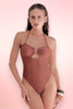 Mirissa Brown One Piece Swimsuit