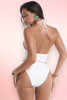 Moneglia White One Piece Swimsuit