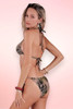 Herradura Sequin Animal Print Bikini Two Piece Swimsuit