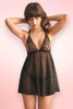 Cielo Black Lace Classic Babydoll