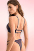 Navine Navy Bra and Panty Lingerie Set