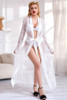Orla Plus Size White Long Robe.