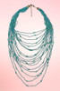 Turquoise Multi layer beaded necklace