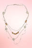 Cream Cattleya Crochet Necklace