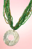 Solstice Mother of Pearl Multi Layer Beaded Necklace