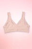 Floral Maternity Bra Snap Button Front Closure Brassiere