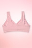 Floral Maternity Bra Snap Button Front Closure Brassiere
