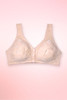 Floral Maternity Bra Snap Button Front Closure Brassiere