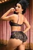 Nadia Purple Satin Bra and Panty Retro Lingerie Set