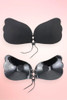 Drawstring Pushup Adhesive Cleavage Wing Bra