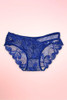 Double Side Strap Floral Lace Bikini Panty Underwear