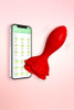 Rose Red App Controlled Vibrating Butt Plug