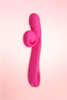 Jeff Pink Curved USB Charging Snail Rabbit Vibrator