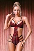 Red Lace Strappy Teddy