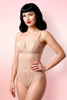 Ashley Beige Lace Teddy Bodysuit
