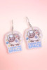 Kawaii Cat I need my Space Cat Acrylic Earrings