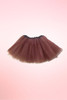 Brown Petticoat Tulle Tutu Skirt