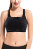 Lace Wire Free Laser Cut Padded Push up Sports Bra