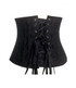 Black Brocade 24 Steel Bone Underbust Corset