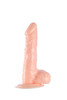 6 inch Flesh  Realistic Jelly Dildo Suction Base Dong