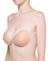 Silicon Adhesive Bra that's Seamless and Invisible for different outfits worn by a model quarter side view