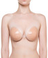 Silicon Adhesive Bra that's Seamless and Invisible for different outfits worn by a model front view