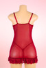 Julia Maroon Red Lace Nightie