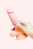 realistic 5 inches Alex silicon soft skin dildo hand held