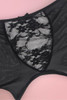 actual product close up pictire of the lace detail of the garter belt