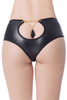 Naughty Babe Gold Chain Tassel Vinyl Peek-a-boo Panty PLUS