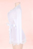 Carol White Eyelash Lace Plus Size Bridal Robe