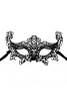 Simone Gothic Embroidered Masquerade Venetian Eye Mask