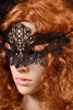 Simone Gothic Embroidered Masquerade Venetian Eye Mask