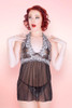 Ada Halter Black Lace Babydoll Nighties Lingerie