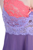 Caroline Pink Lavender Lace Underwire Chemise