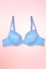 Powder Blue Seamless Tshirt Bra.
