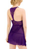 Iddah Purple Lace Racerback Babydoll Plus Size