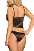 Velma Chocolate Lace Camisole Lingerie Set