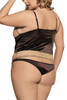 Velma Chocolate Lace Camisole Lingerie Set Plus Size