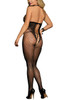 Astrid Criss Cross Fencenet front Body Stockings