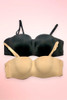 D Cup Seamless  Plus Size Strapless Bra
