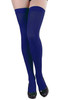 Navy Blue Opaque Thigh Stockings