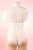 Helena White Lace Plus Size Lingerie Set