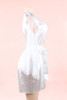 Emy White Satin Plus Size Robe Set