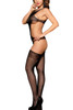 Lorena Teddy Cutout Side Fishnet Body Stockings