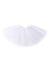 White Petticoat Mesh Mini Costume Tutu Skirt