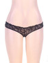 Mae Black Lace Strappy Back Open Crotch Panty