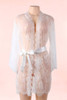 Debbie White Lace Bridal Robe