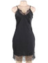 Mabel Black Satin Sleep Chemise